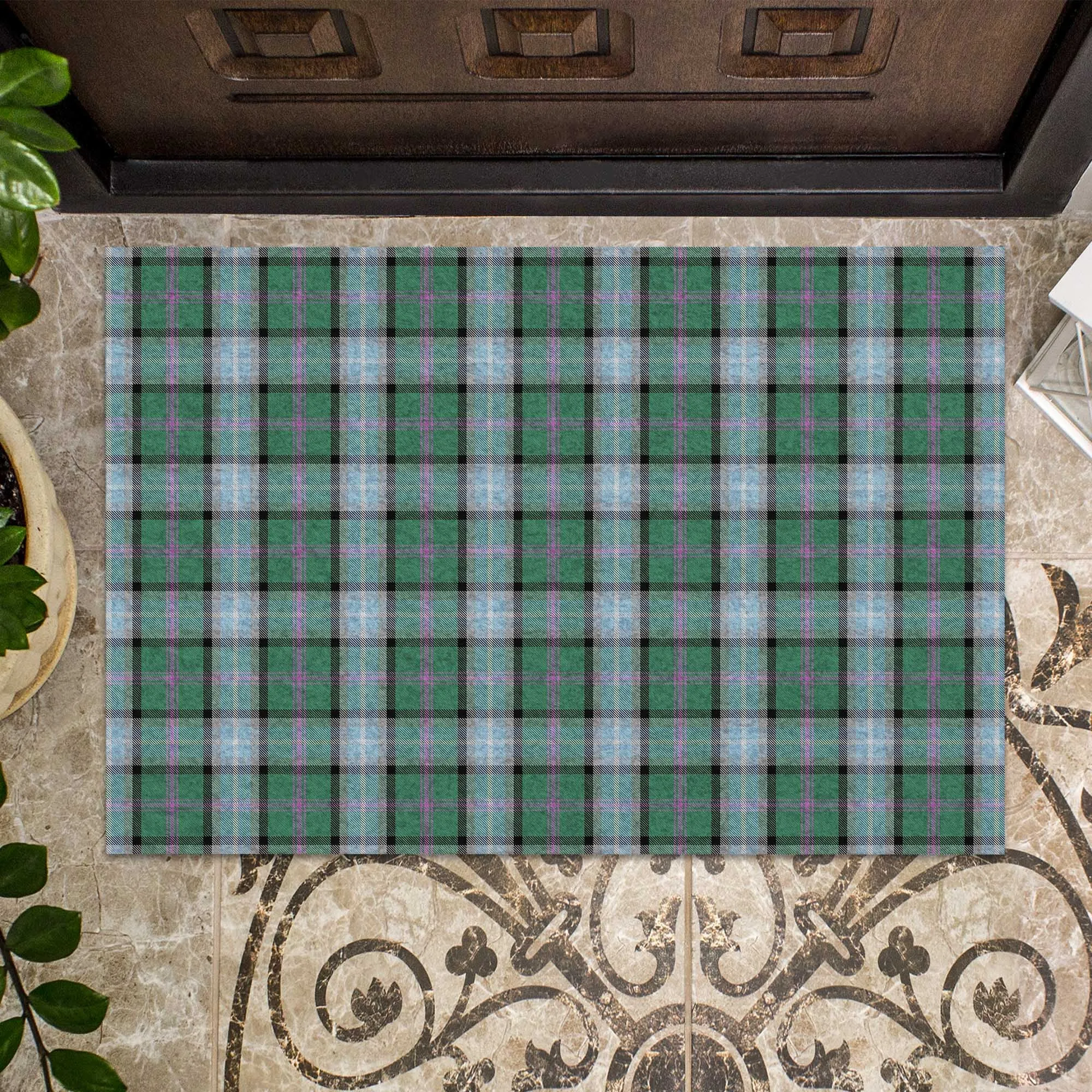 Alexander of Menstry Hunting Tartan Door Mat