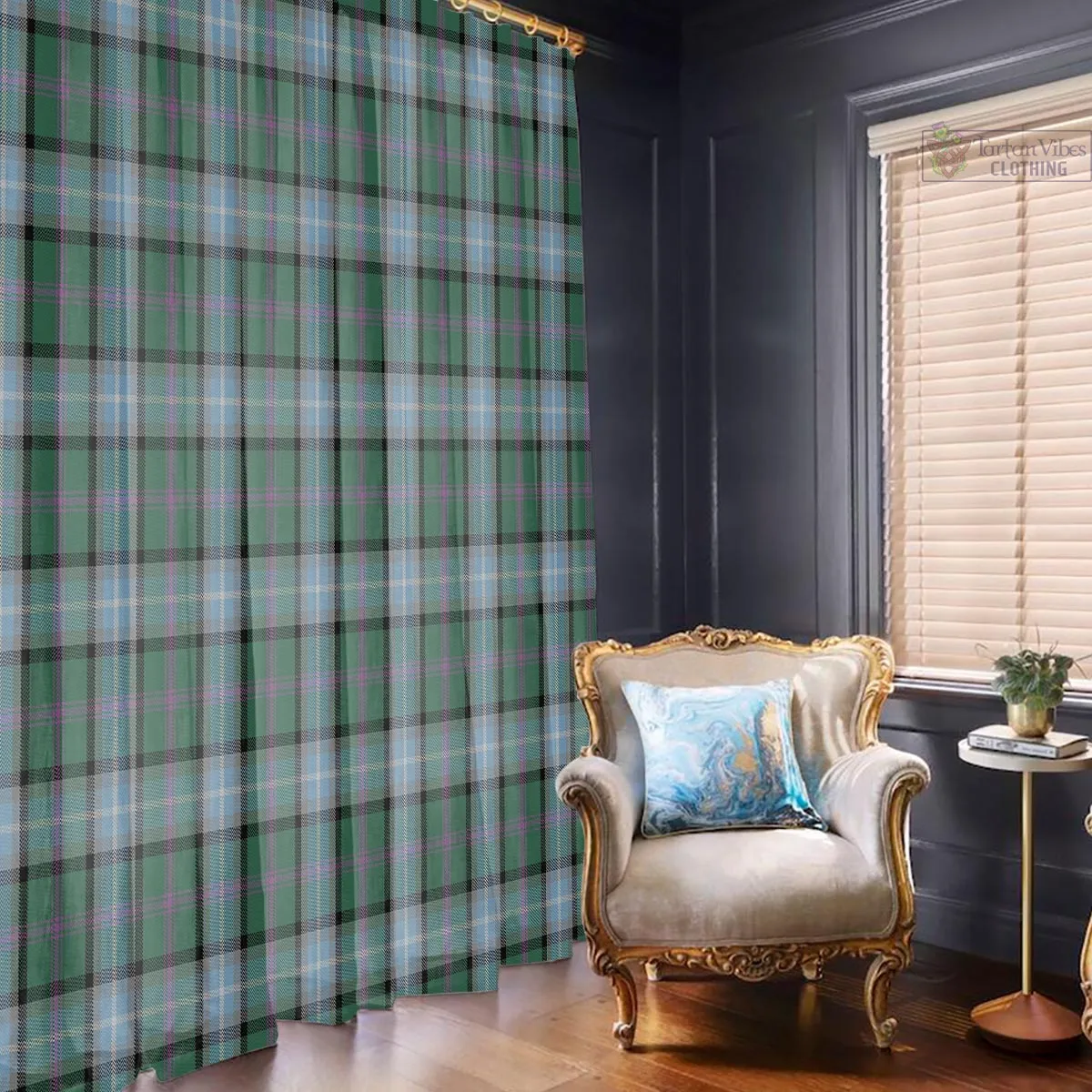 Alexander of Menstry Hunting Tartan Window Curtain
