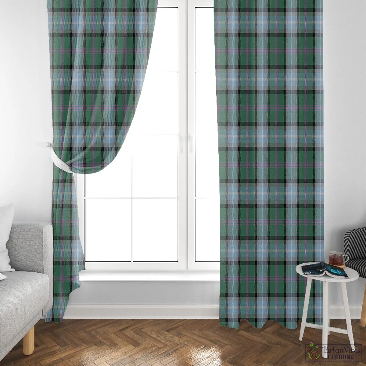 Alexander of Menstry Hunting Tartan Window Curtain