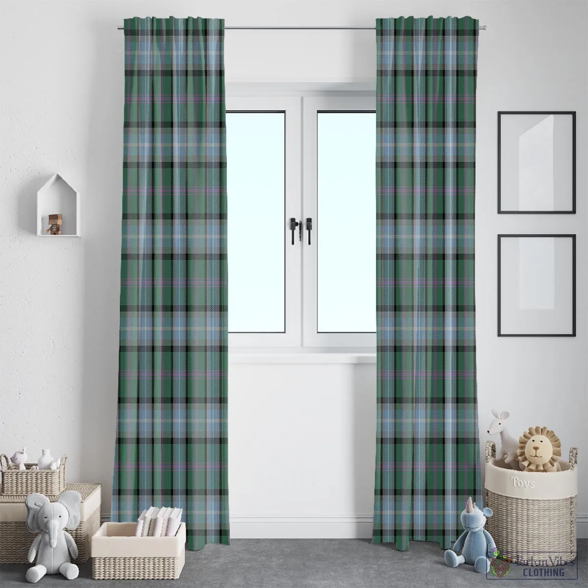 Alexander of Menstry Hunting Tartan Window Curtain