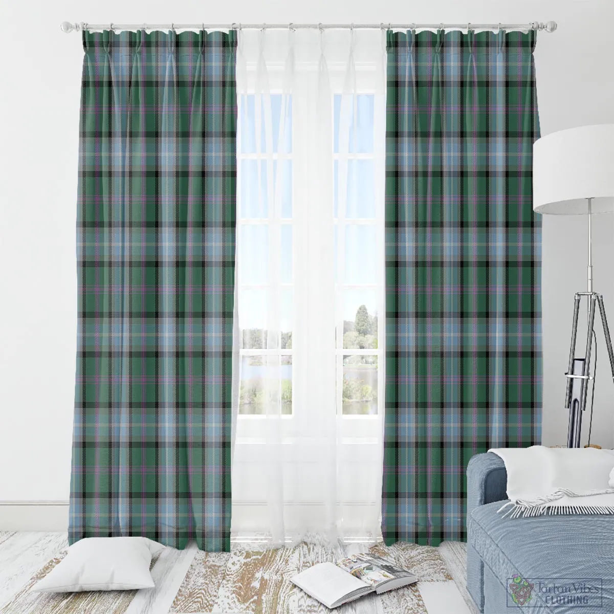 Alexander of Menstry Hunting Tartan Window Curtain