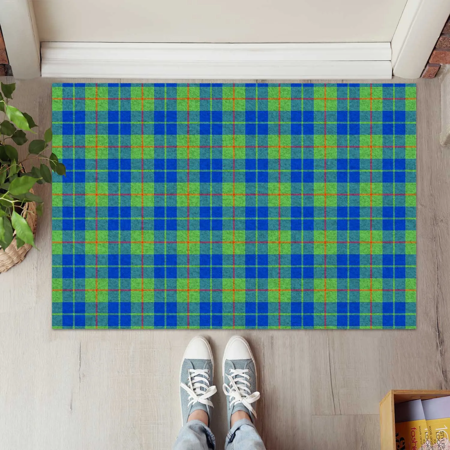 Barclay Hunting Ancient Tartan Door Mat