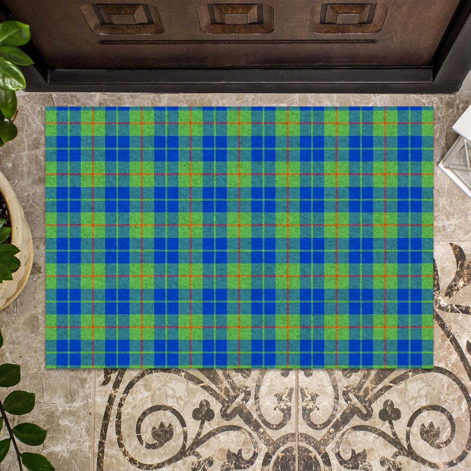 Barclay Hunting Ancient Tartan Door Mat