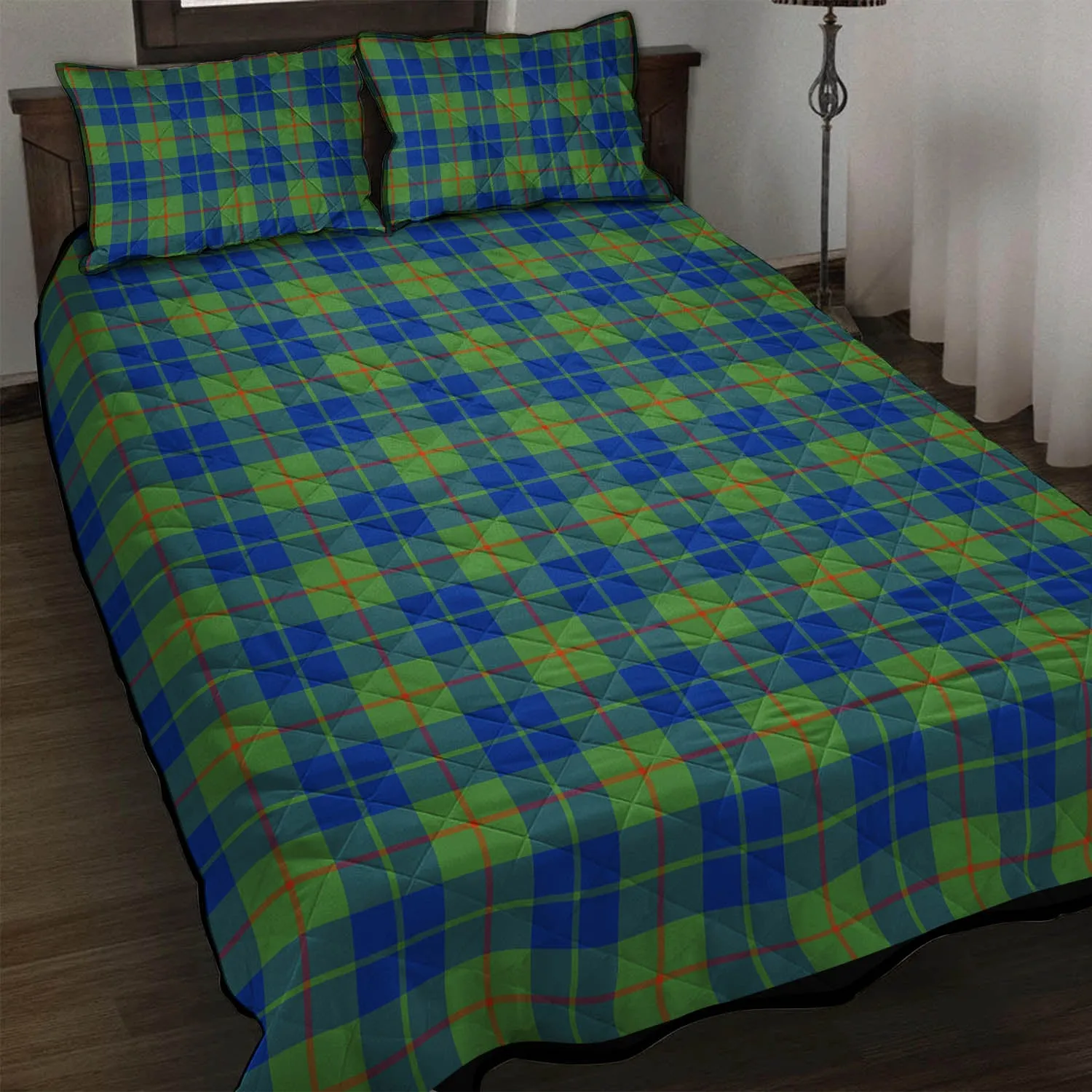 Barclay Hunting Ancient Tartan Quilt Bed Set