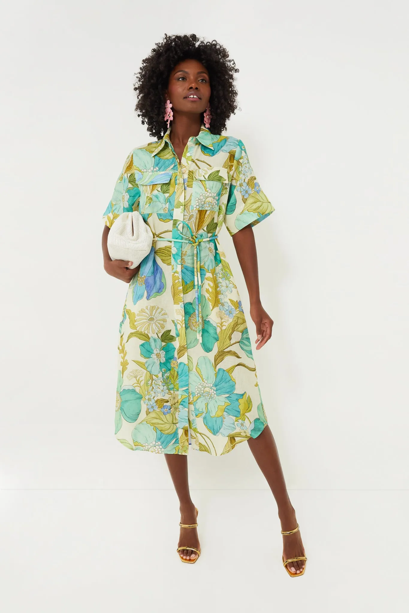Blue Janis Shirtdress