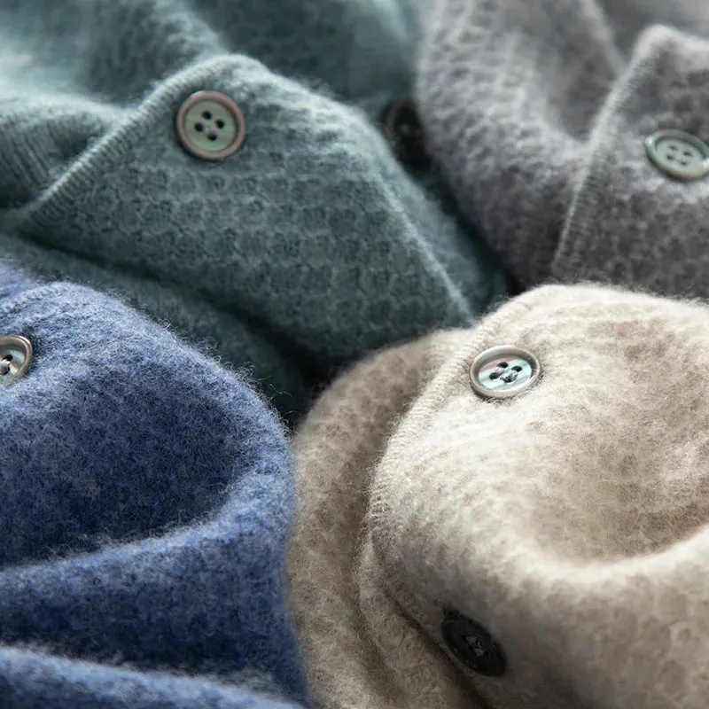 Cashmere Men's Polo  Sweater