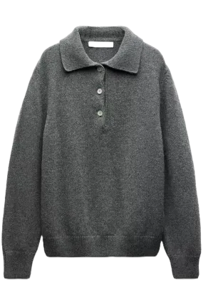 Cashmere Polo Sweater