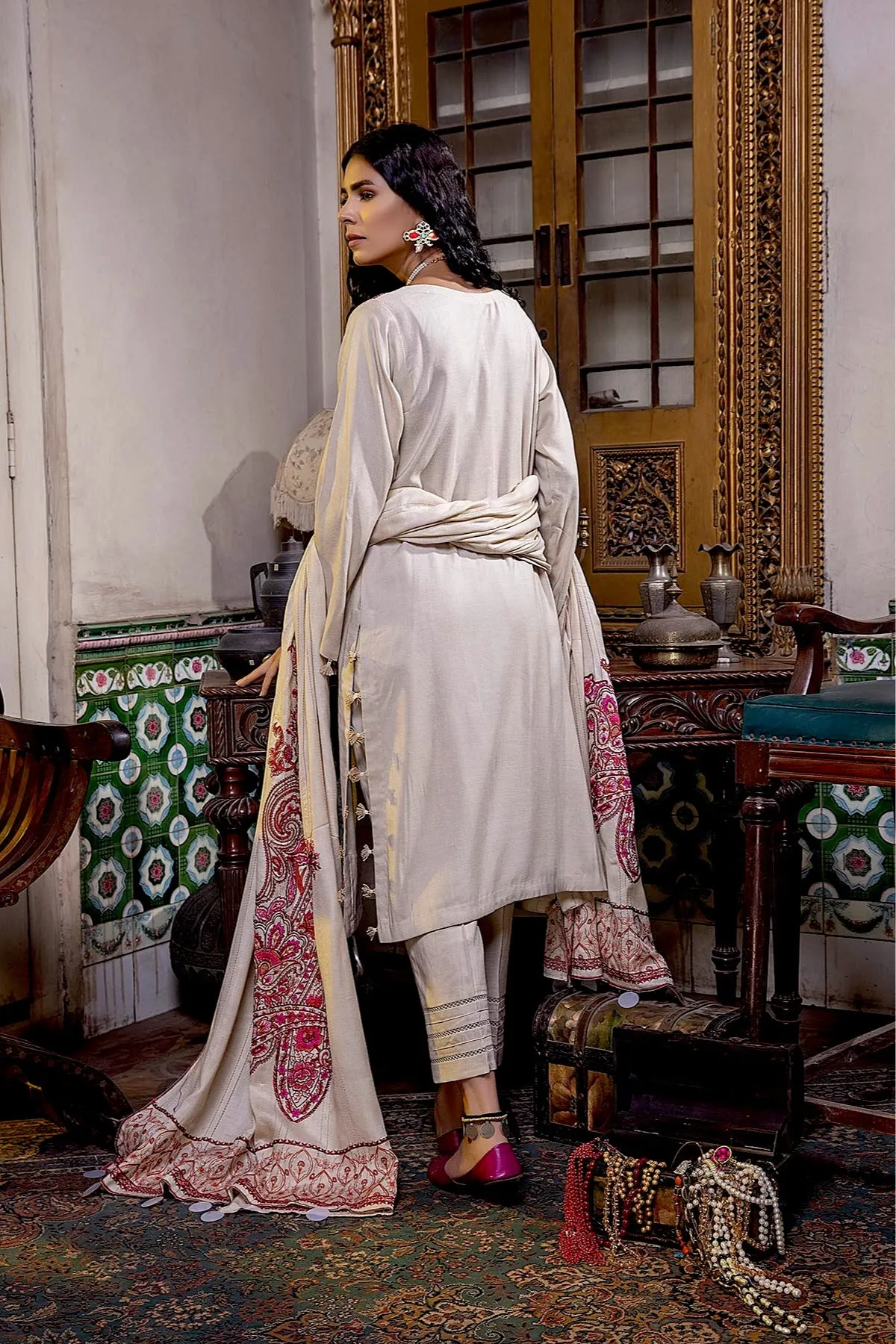Charizma Poshima Winter Collection (with Woven Shawl) – PS-02