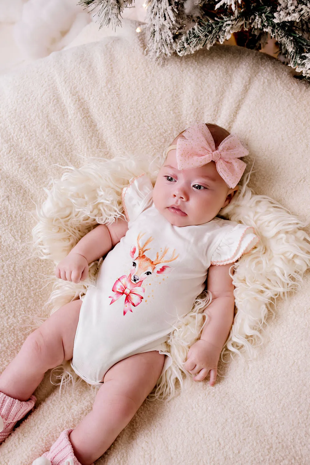 Confetti Kidz Golden Reindeer Bodysuit