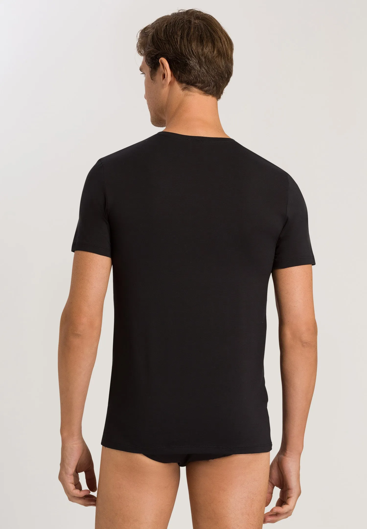 Cotton Superior Cotton Crew Neck T-Shirt | Black 73088-199