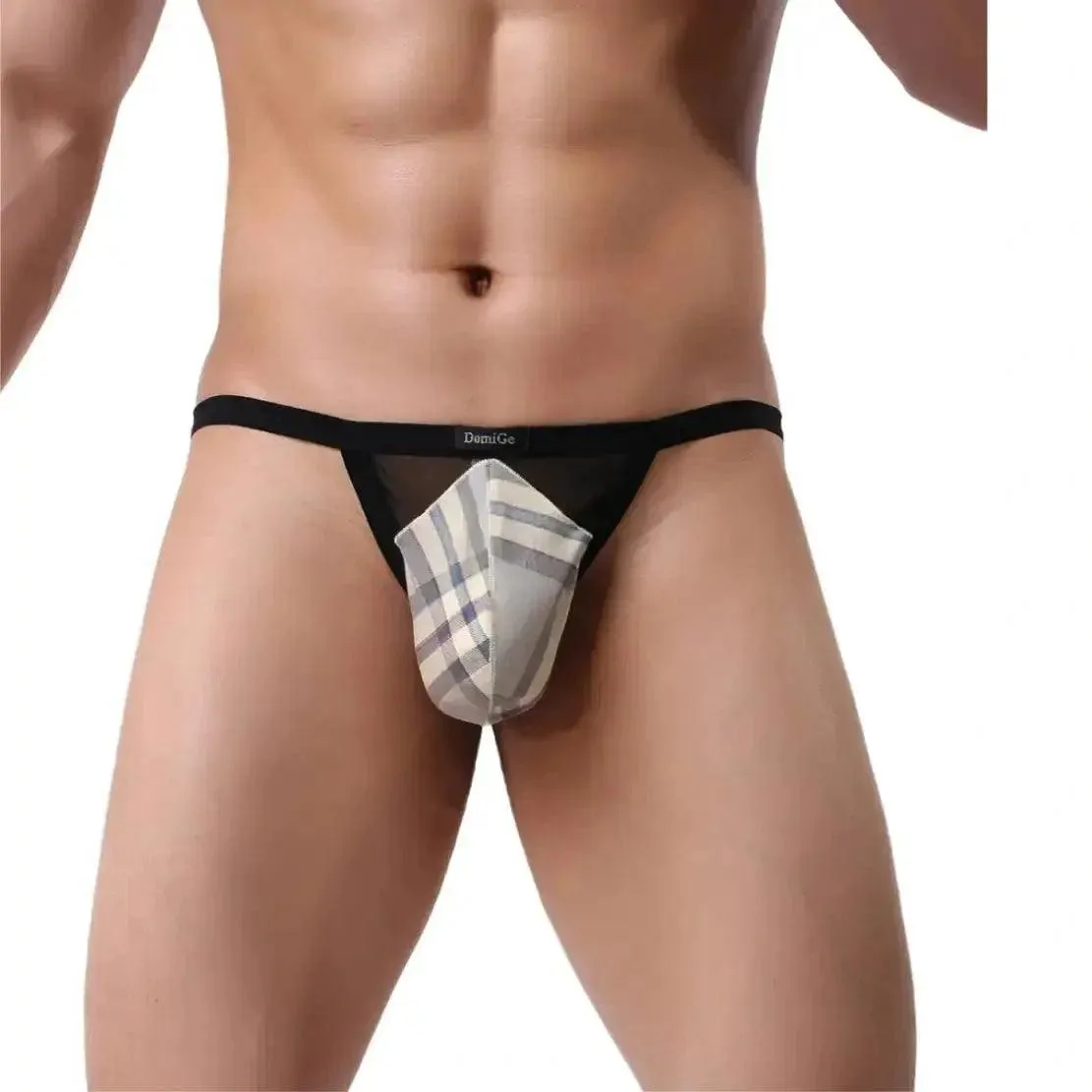 DomiGe Breathable T-Back Thong for Men - Comfortable Undies for Men