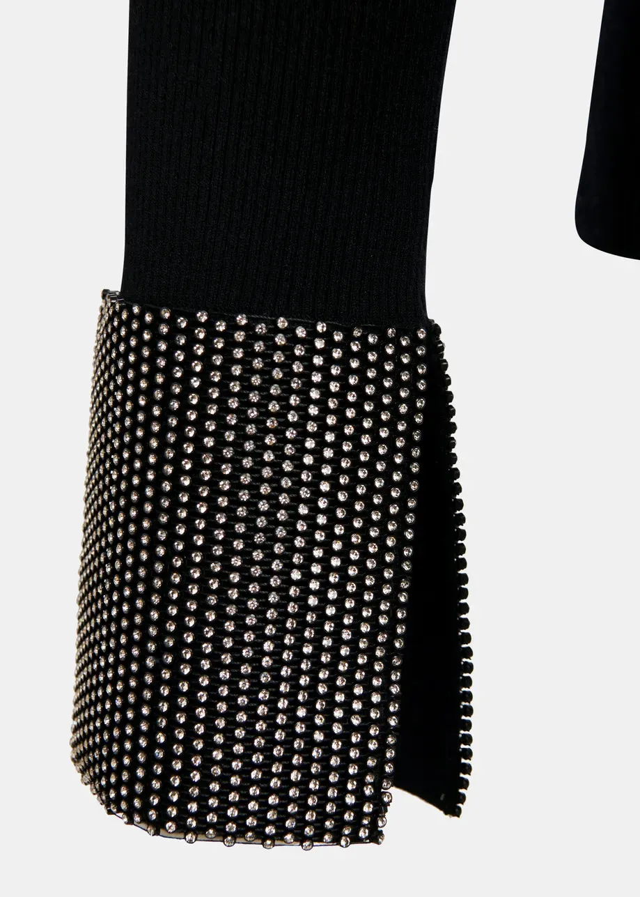 Gomi Rib-knit Sweater - Black