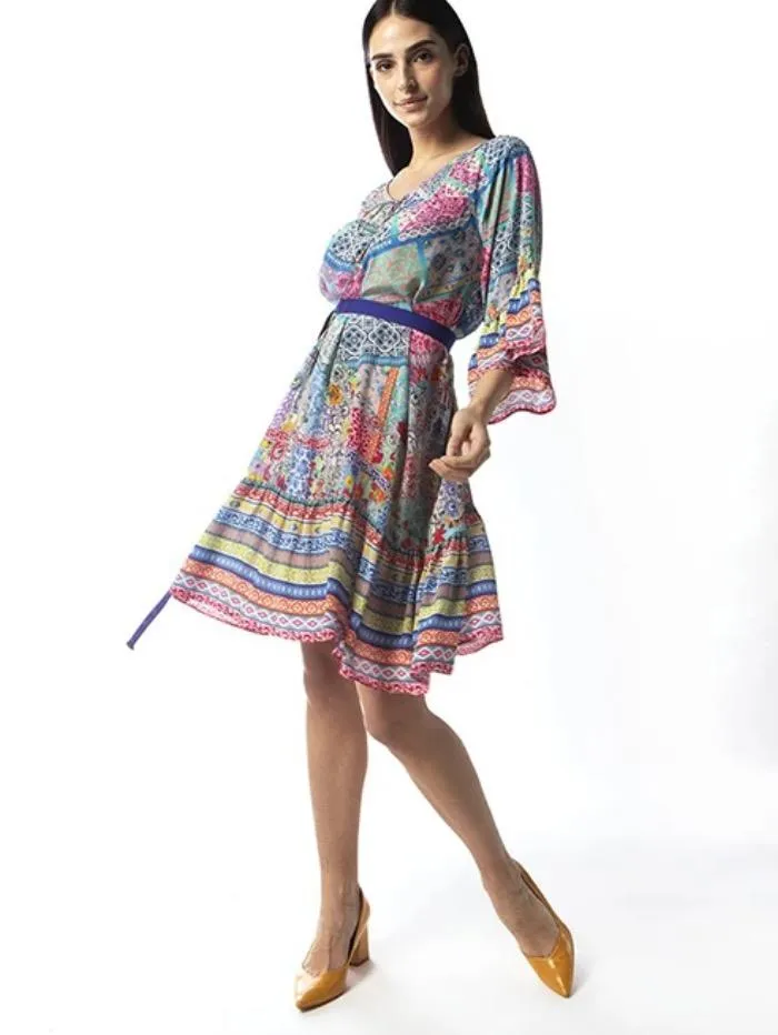 Inoa Martinique Silk Gypsy Dress