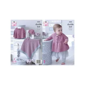 King Cole Baby DK Knitting Pattern 5353