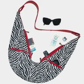 (LIVE) Zebra Sash Bag w/ Kwagala