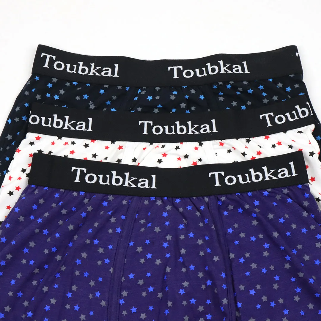 Lot de Boxers TOUBKAL Etoile en Coton Doux
