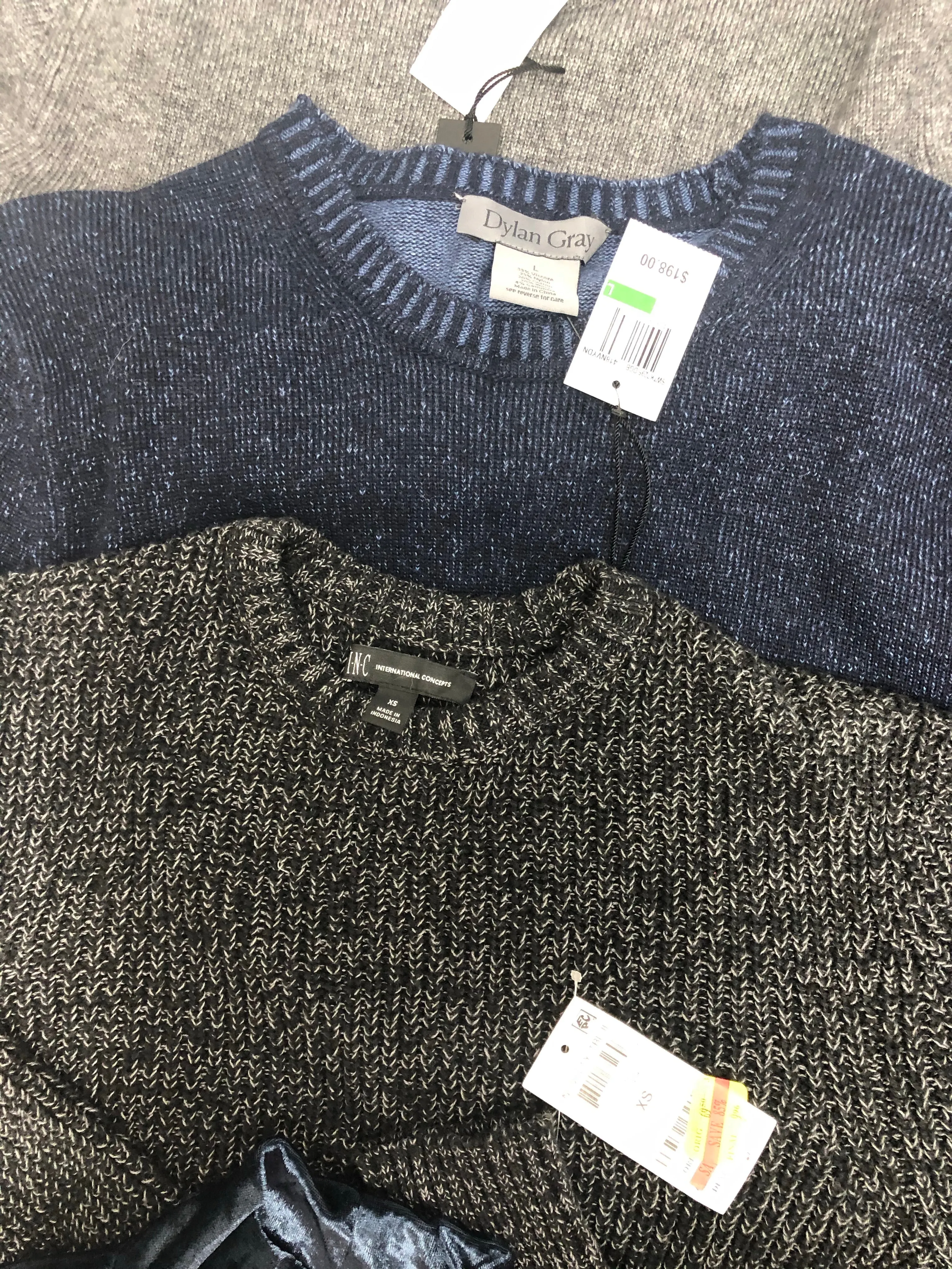 Men's Clothing Top Wholesale Lot, Barbour , Dylan Gray, INC, and more, 9 Units, Shelf Pulls, MSRP $855.49