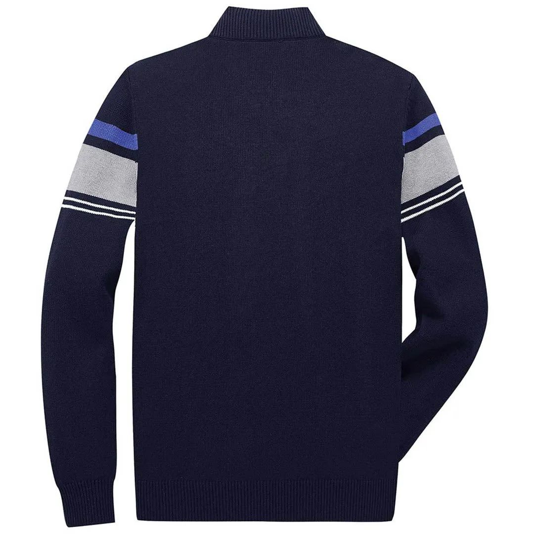 Men's Polo Sweaters Classic Cotton Knitted