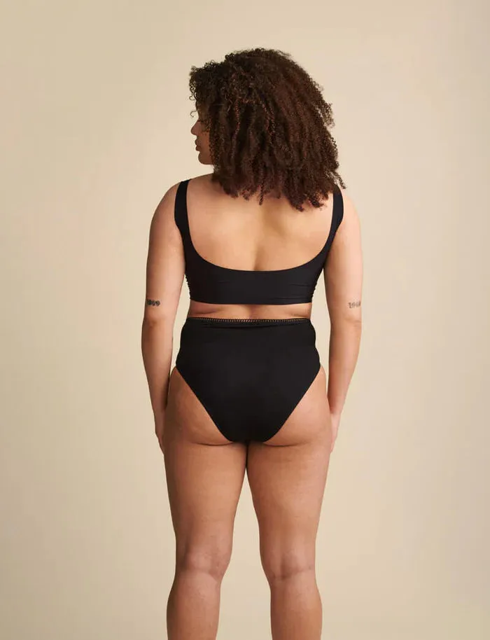 Organicup AllMatters High Waist Black Period Underwear