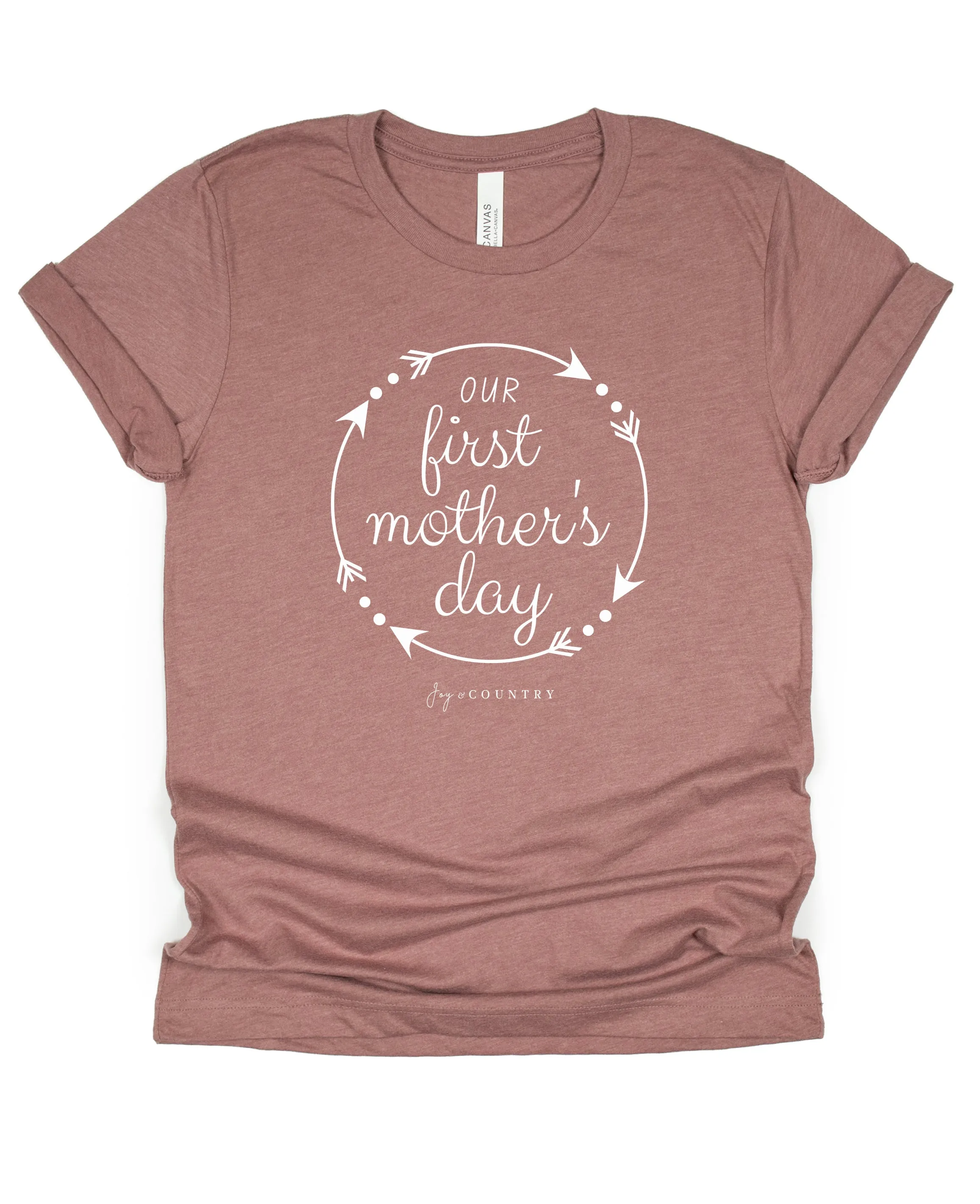 Our First Mother's Day - Unisex Crew-Neck Tee