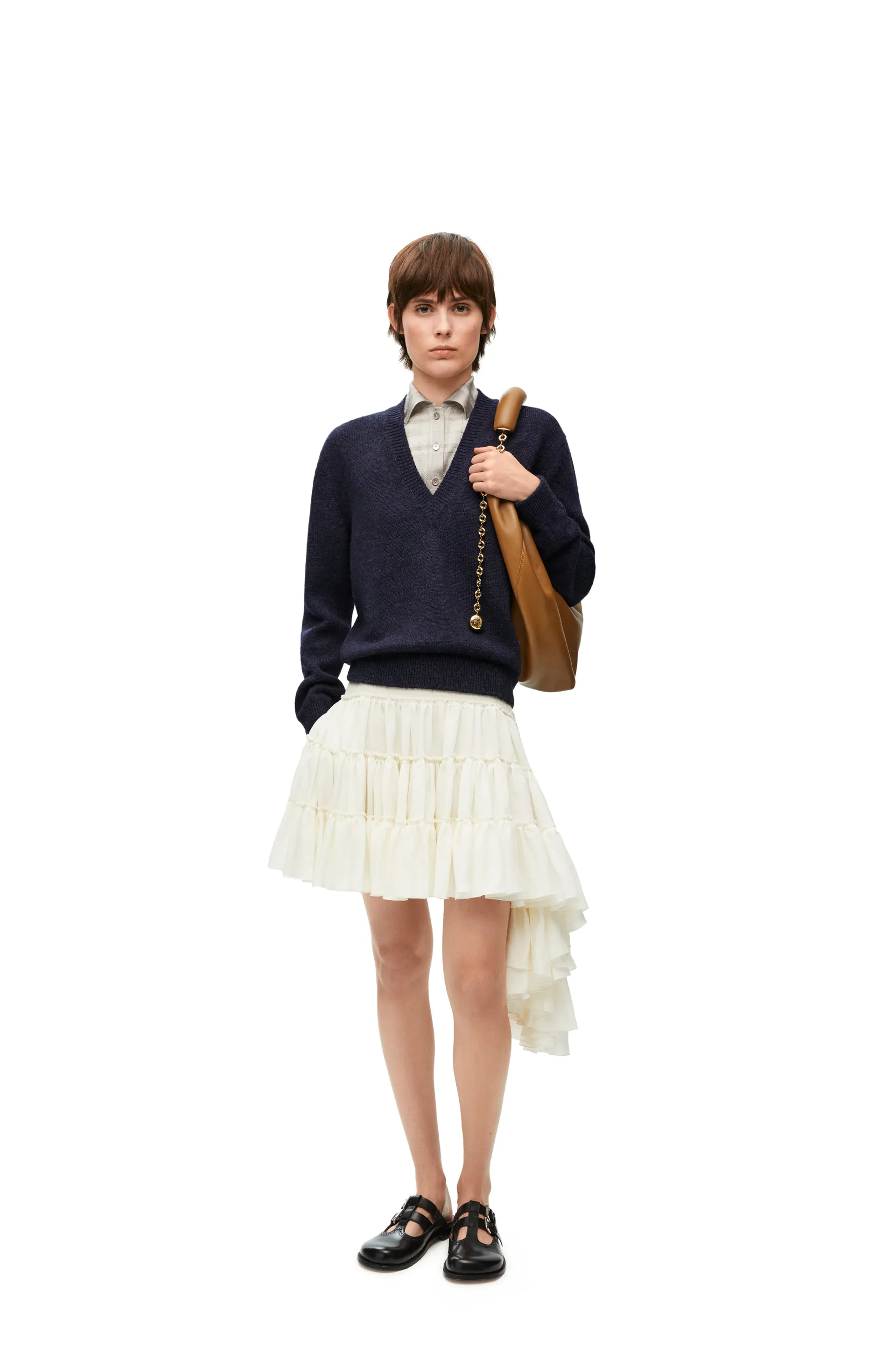 S540Y14K Trompe l'oeil sweater