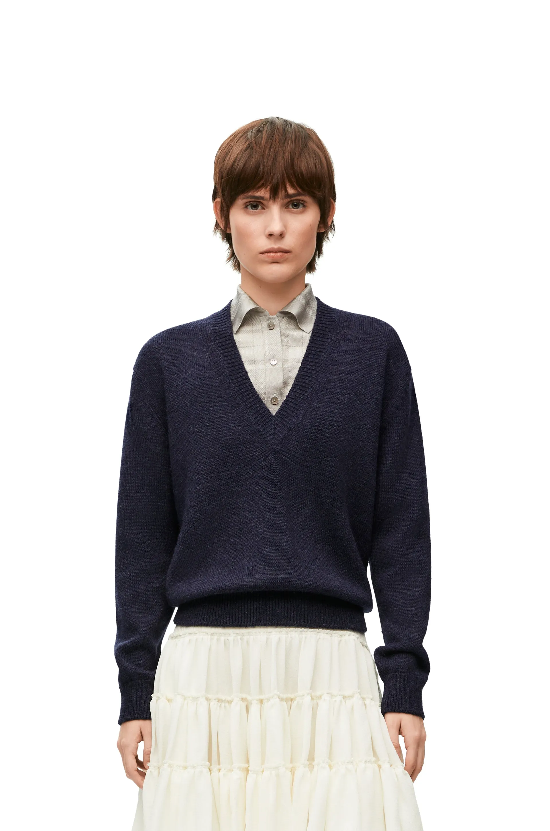 S540Y14K Trompe l'oeil sweater