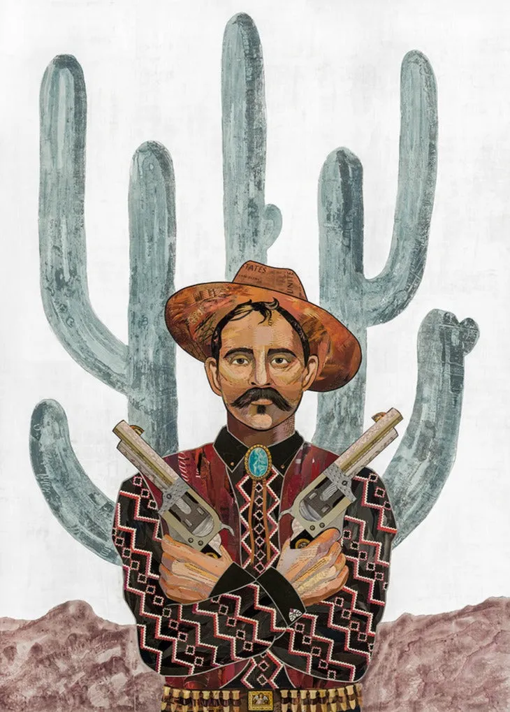 SAGUARO COWBOY limited edition paper print