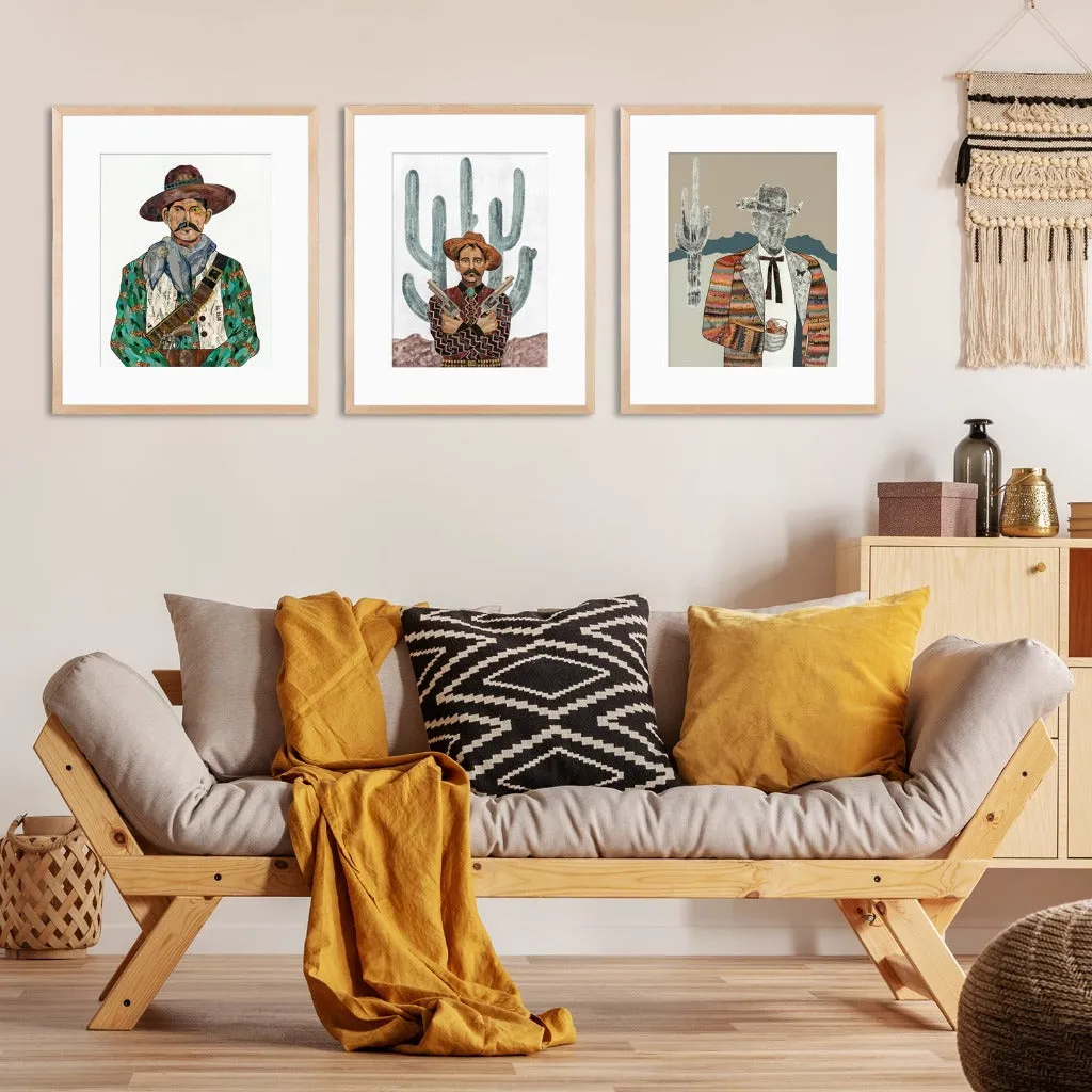SAGUARO COWBOY limited edition paper print