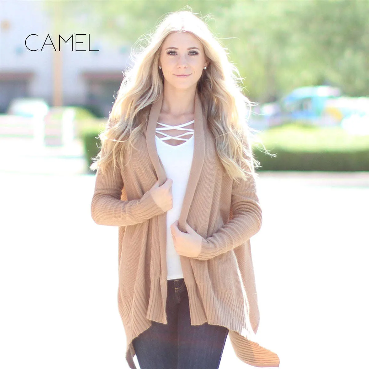 Ultra Soft Draped Sweater Cardigan