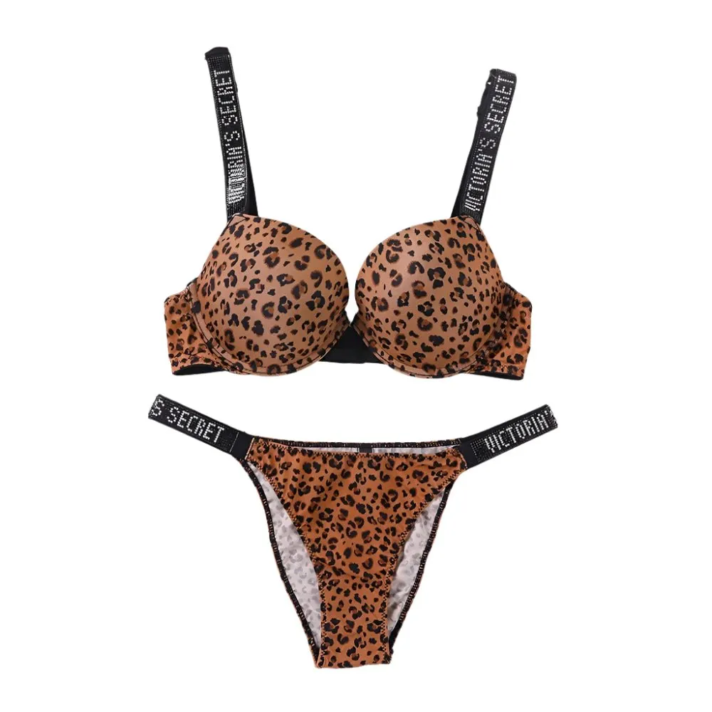 Women's Sexy Lingerie Set: Sporty Classic Padded Push-Up Underwear