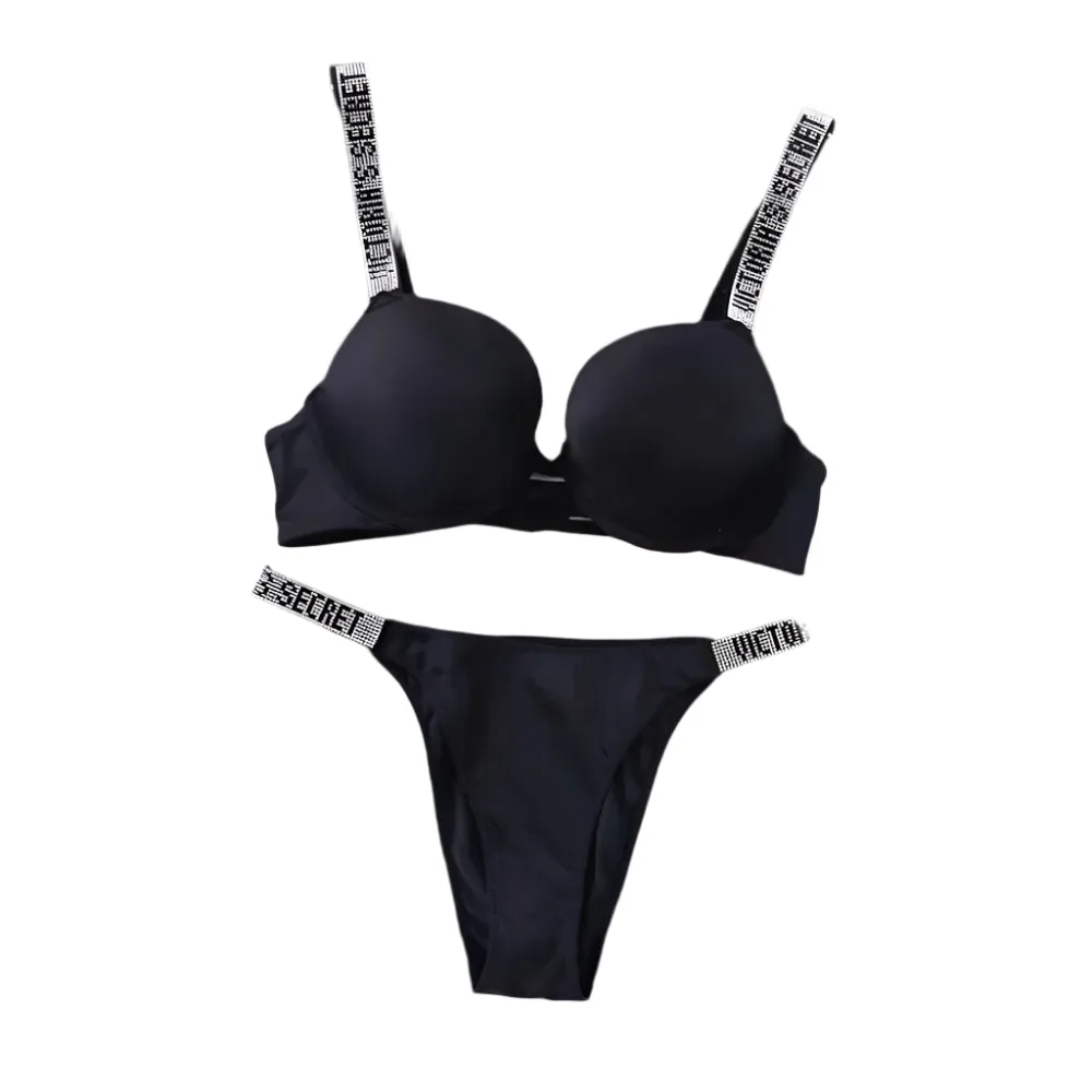 Women's Sexy Lingerie Set: Sporty Classic Padded Push-Up Underwear