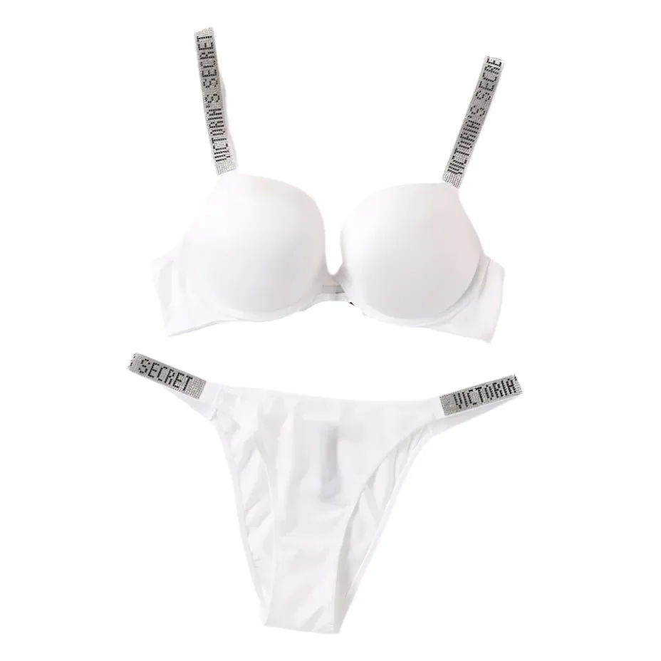 Women's Sexy Lingerie Set: Sporty Classic Padded Push-Up Underwear