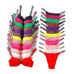 Women's Sexy Lingerie Set: Sporty Classic Padded Push-Up Underwear