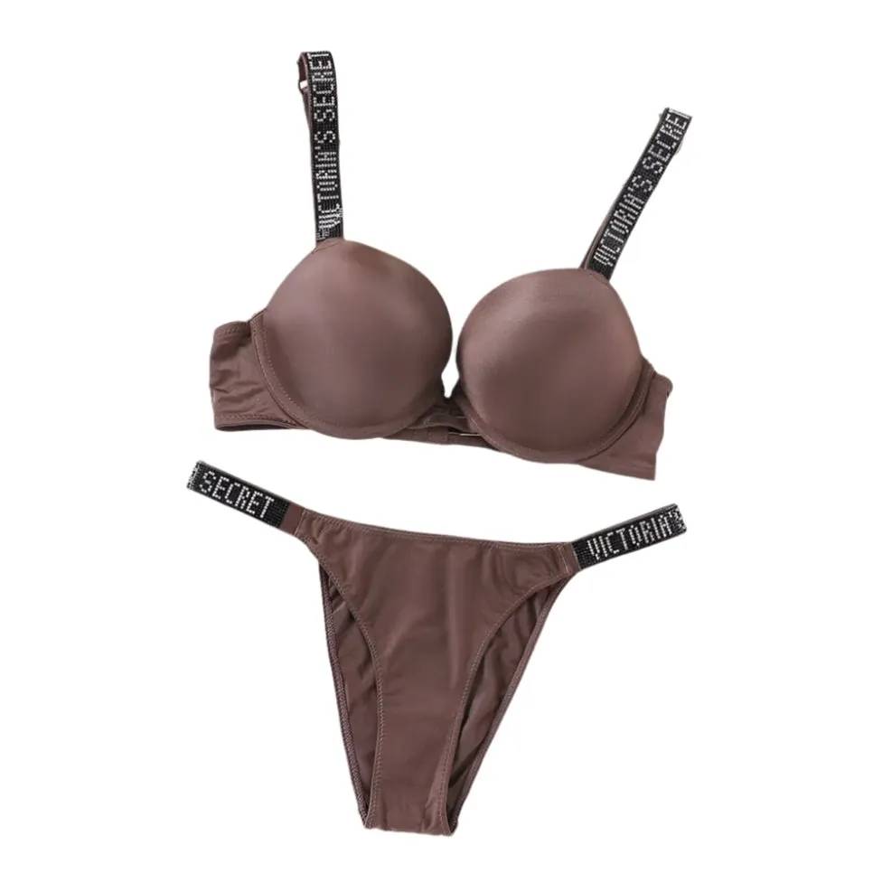 Women's Sexy Lingerie Set: Sporty Classic Padded Push-Up Underwear