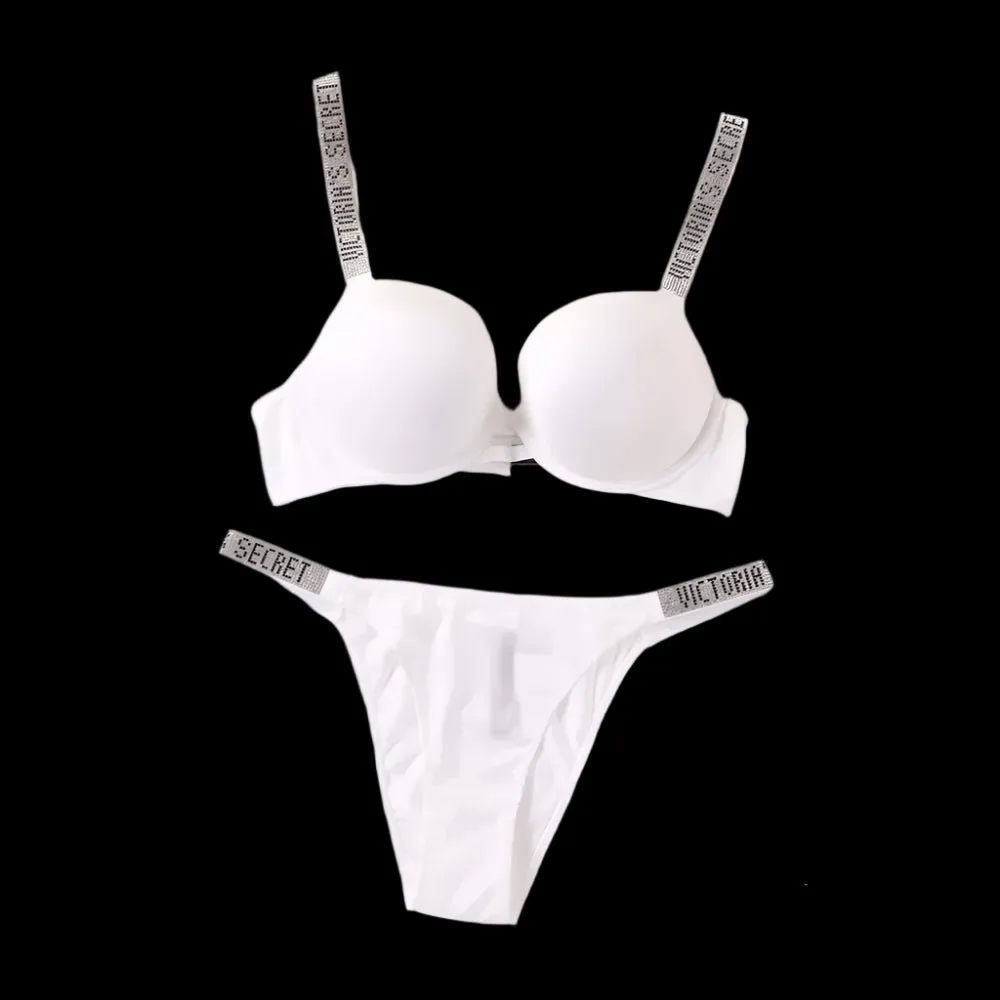 Women's Sexy Lingerie Set: Sporty Classic Padded Push-Up Underwear