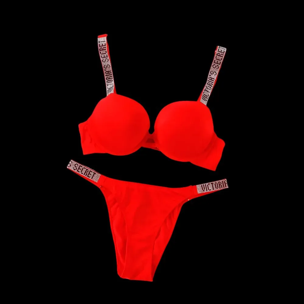 Women's Sexy Lingerie Set: Sporty Classic Padded Push-Up Underwear