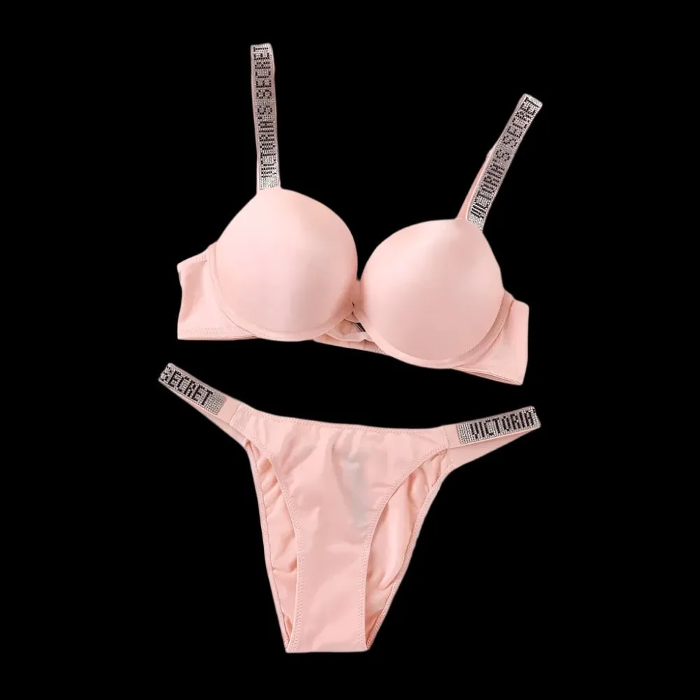Women's Sexy Lingerie Set: Sporty Classic Padded Push-Up Underwear