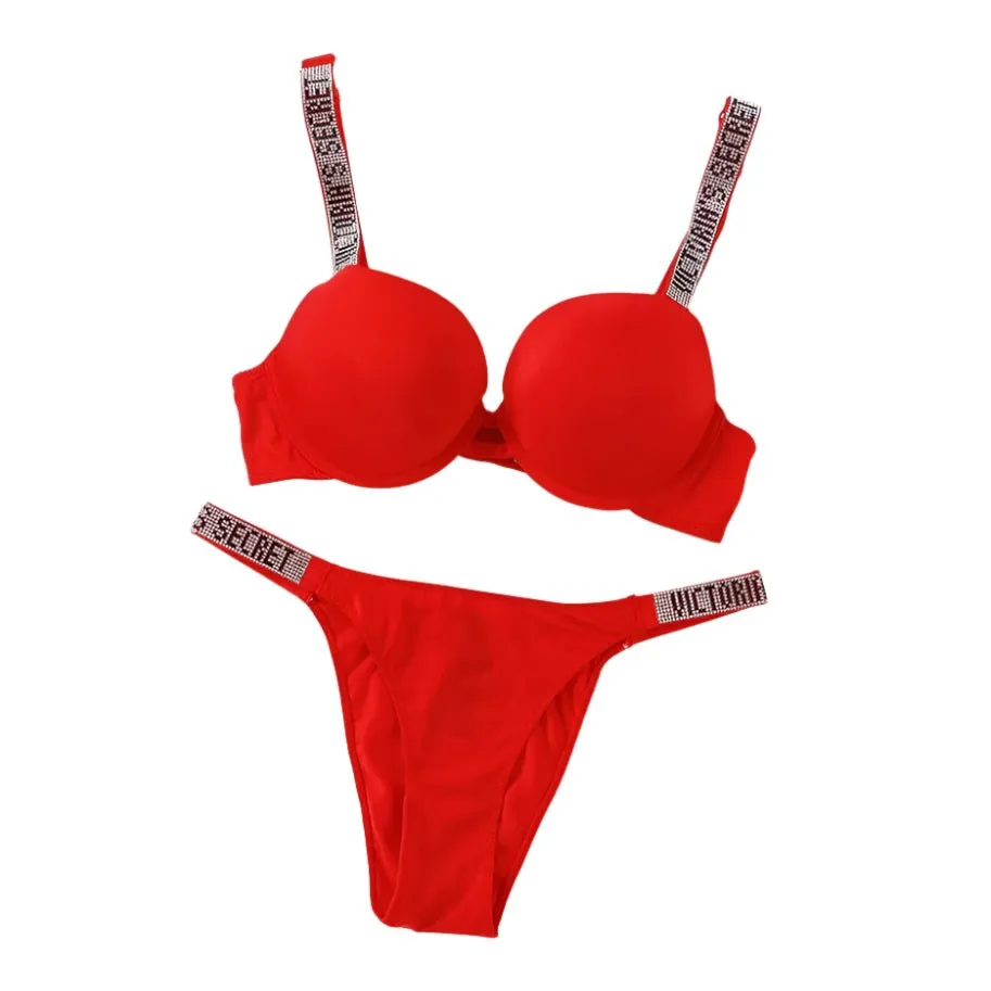 Women's Sexy Lingerie Set: Sporty Classic Padded Push-Up Underwear