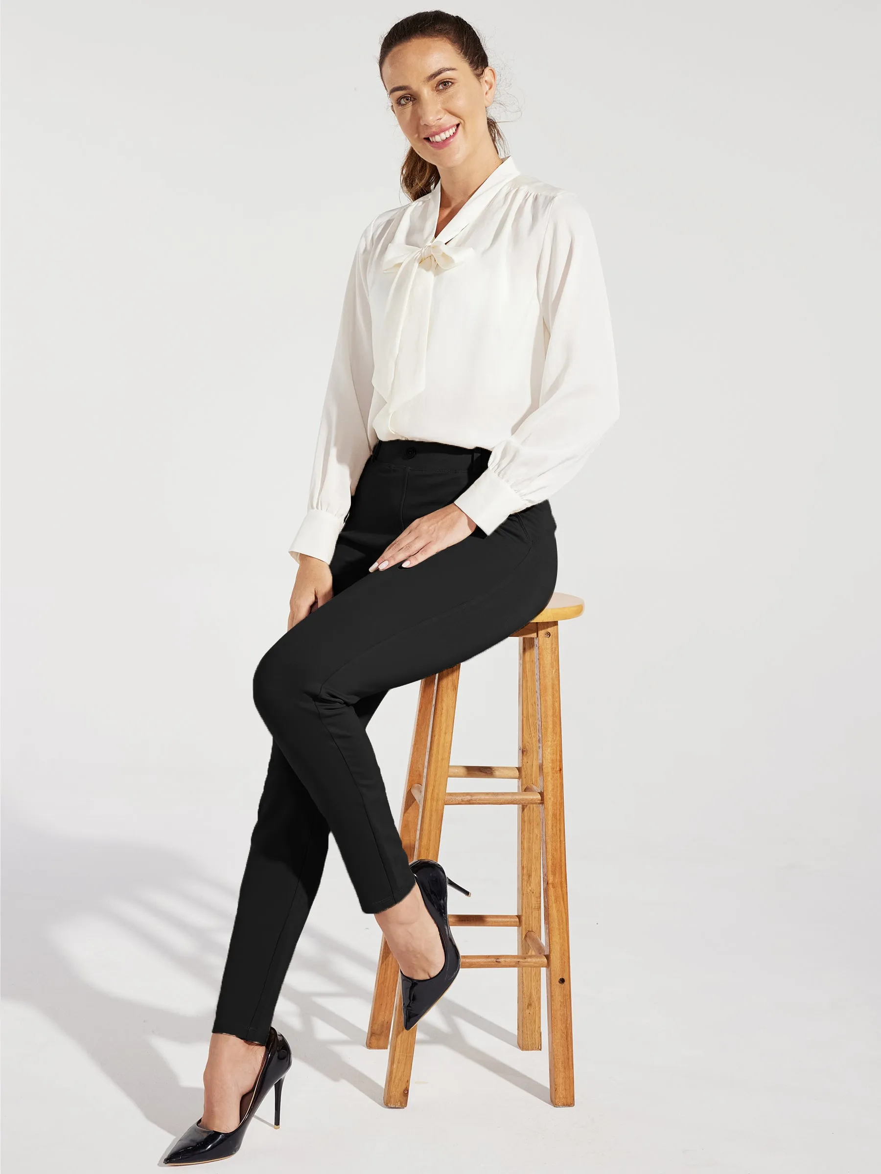 Women's Skinny Yoga Dress Pants