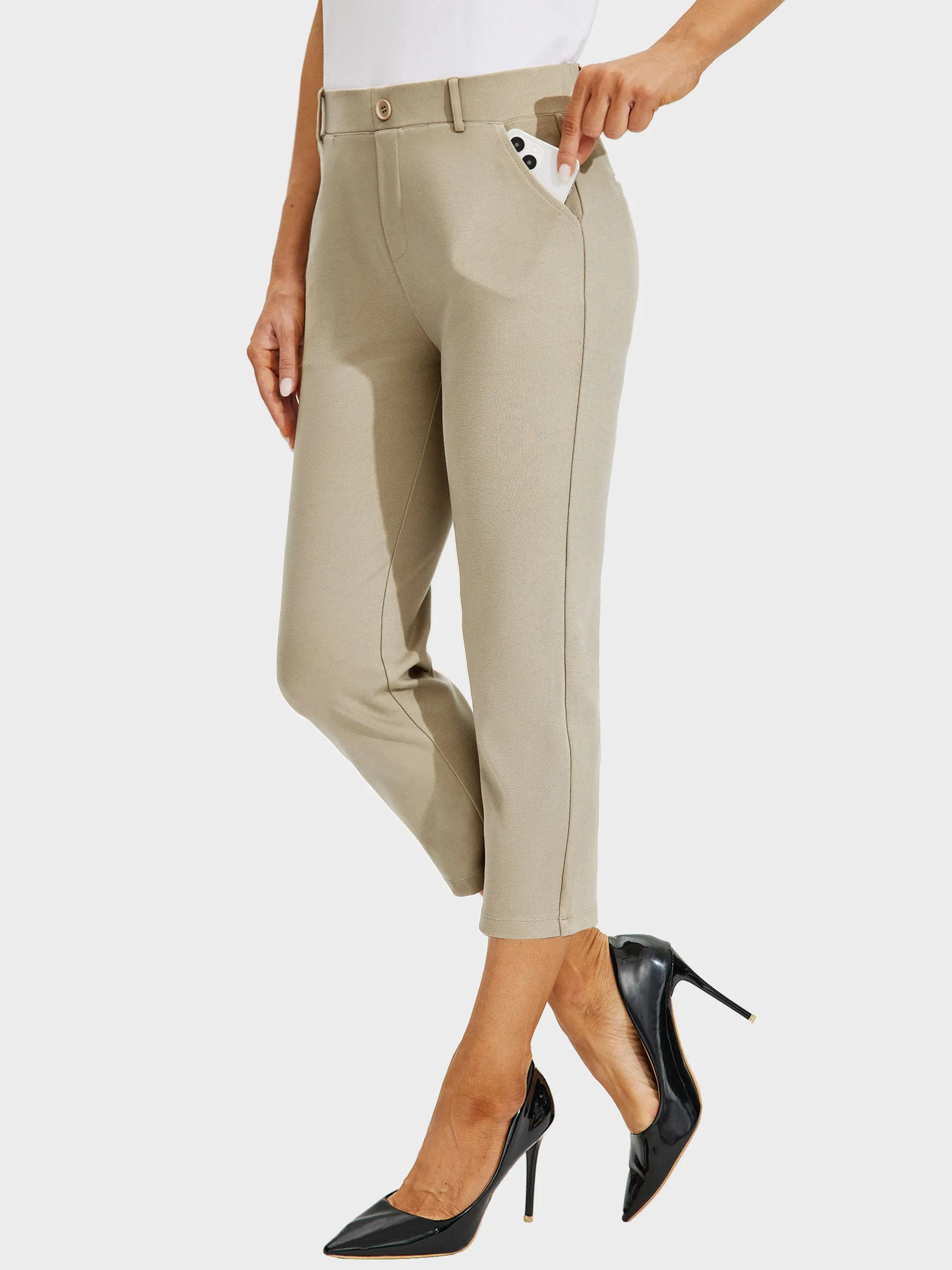 Women's Stretch Capri Pants