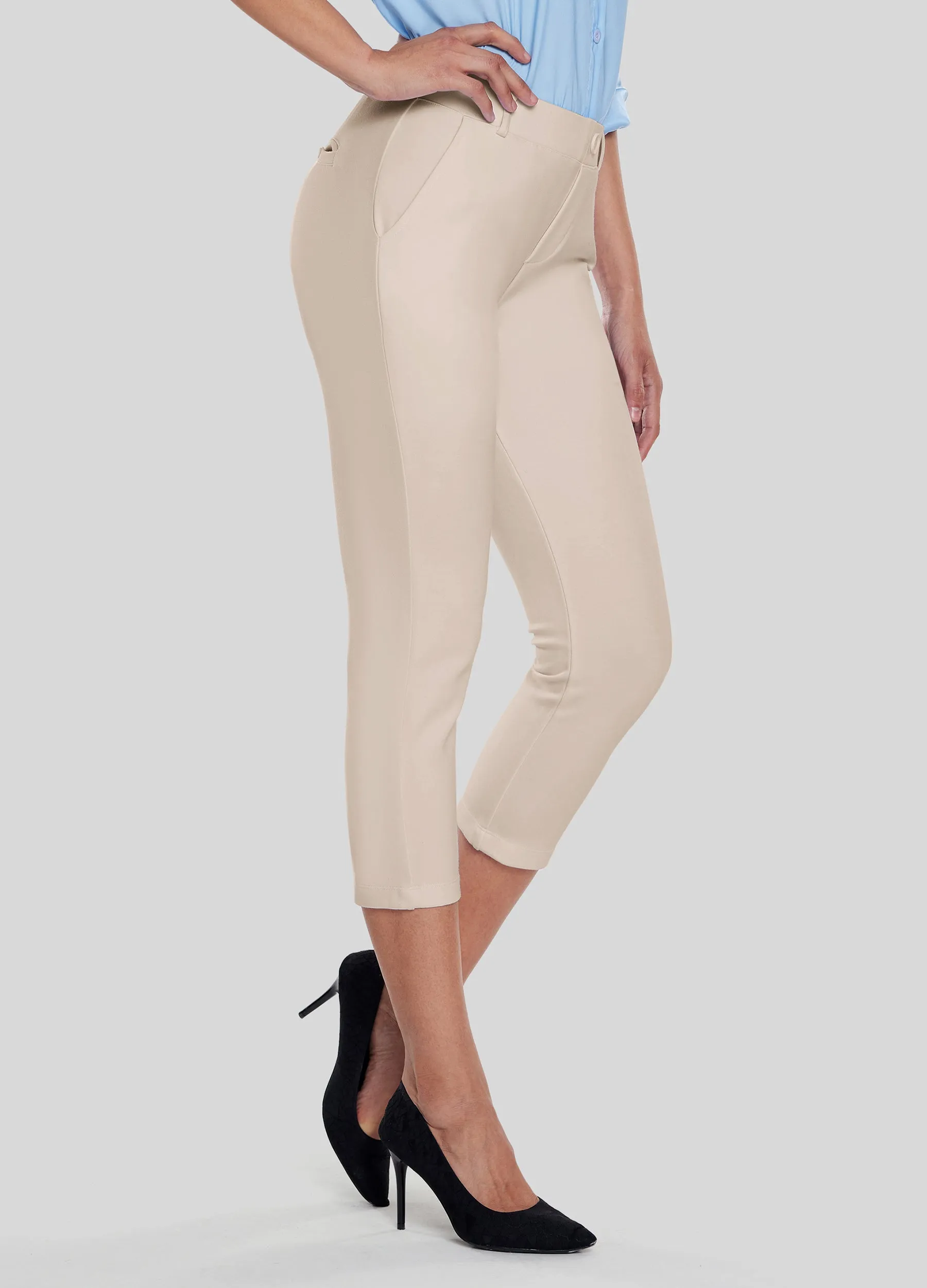 Women's Stretch Capri Pants