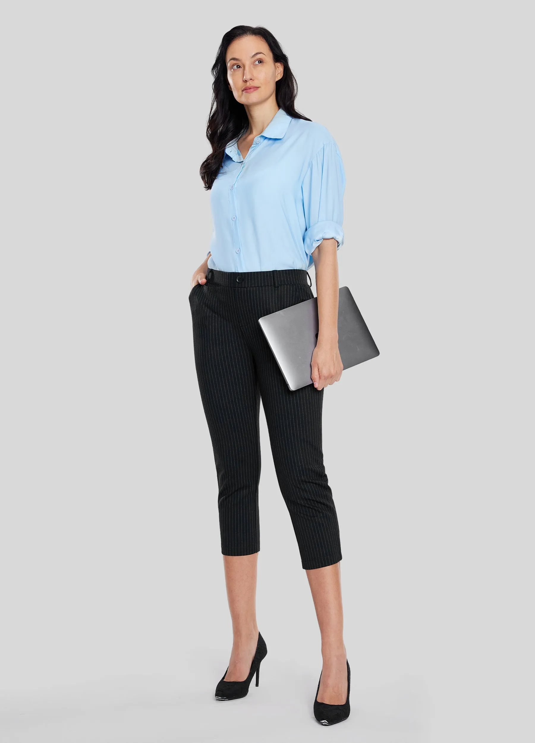 Women's Stretch Capri Pants