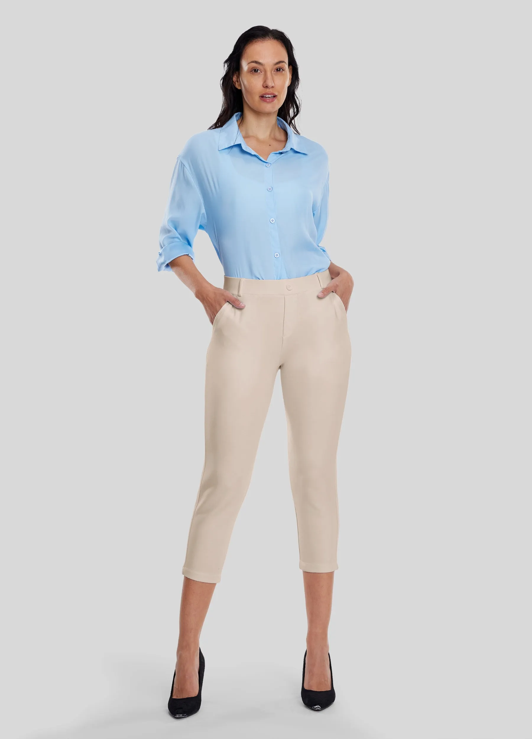 Women's Stretch Capri Pants